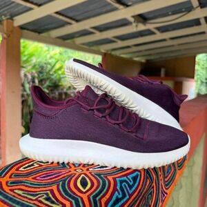 Adidas Tubular Shadow‎ Maroon Women's Size 7.5 Running Shoes Sneakers